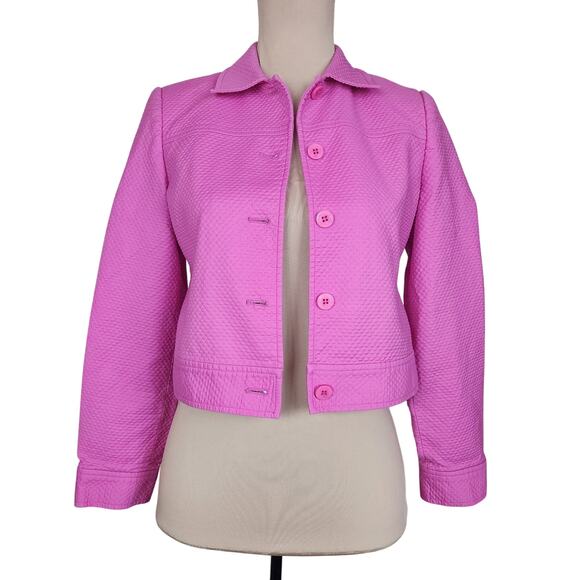 Hot Pink 4P Blazer Jacket - Picture 1 of 5
